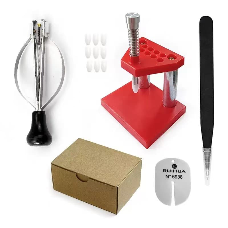 Watch repair tools, watch needle setting machine, press and pull out hour, minute and second hand tools, pointer needle setting machine, needle pressing machine