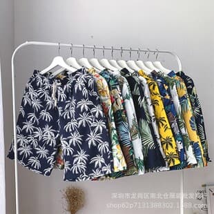 22 Stock Quick-Selling Hot Source Street Stall Wholesale Summer Men's Quick-Dry Beach Shorts Easy-Wash Men's Shorts
