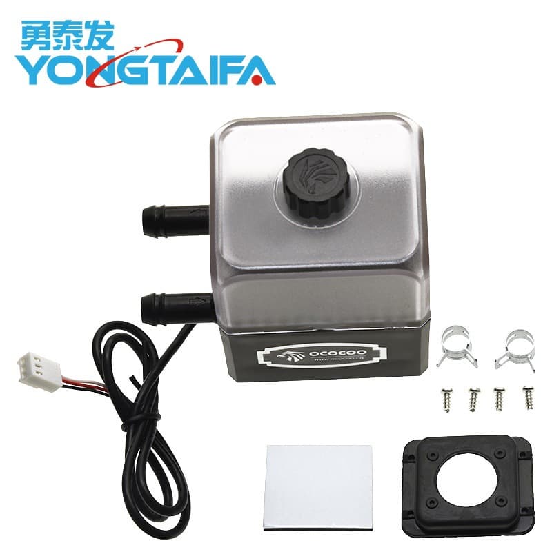 Ultra-quiet water pump, silent SC-300T water-cooled water pump, ceramic bearing, new DC12V with light