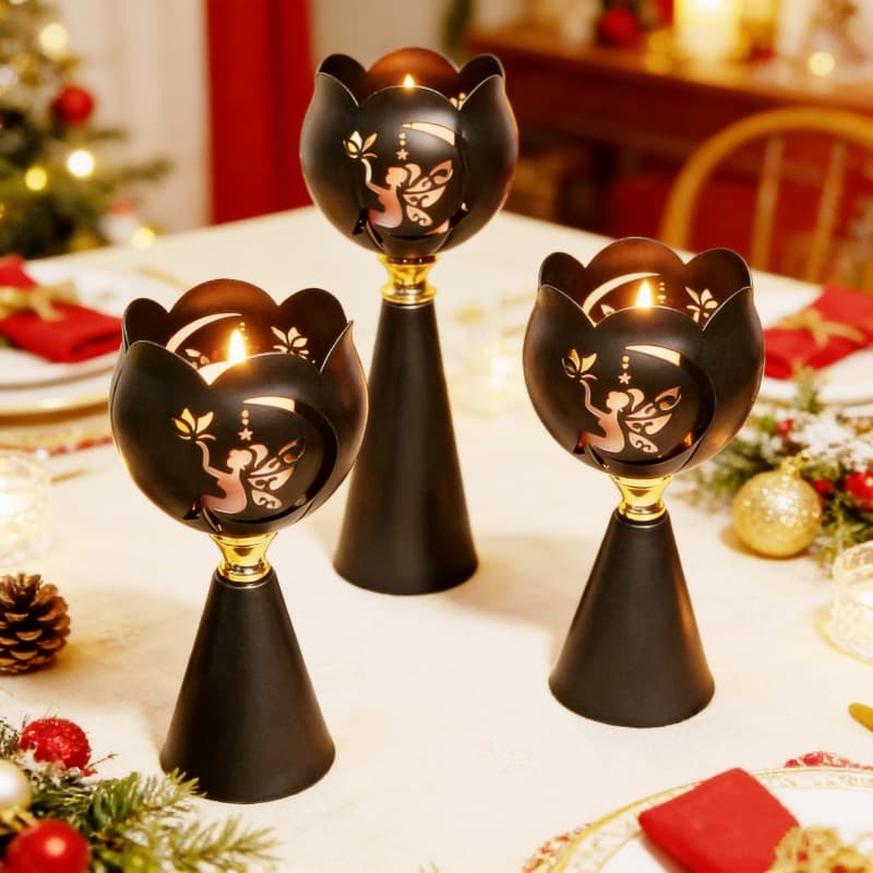 Cross-border New Wedding Candle Holder Holiday Supplies Home Decoration Christmas Halloween Decoration Banquet Prop