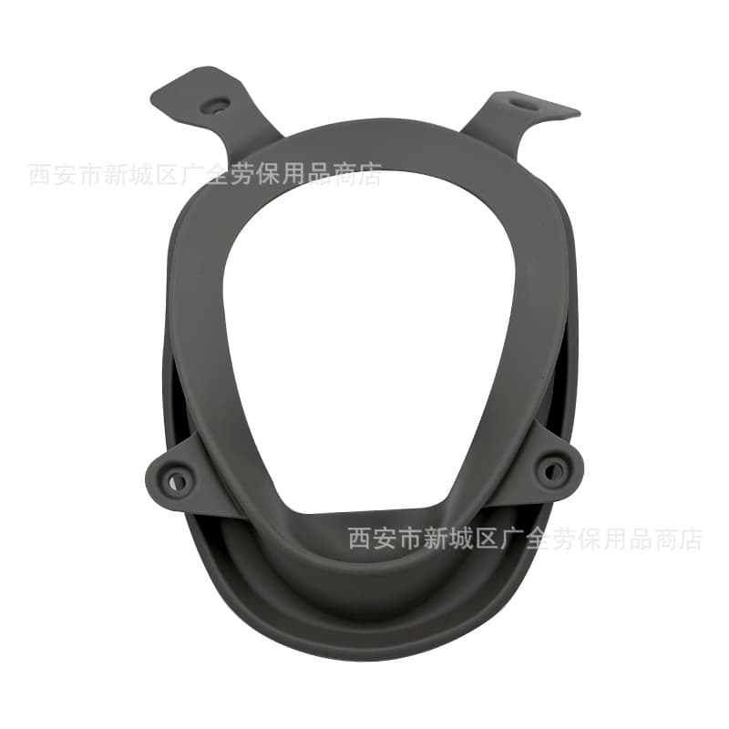 6800 gas mask accessories including lenses, headbands, nose/mouth covers, gaskets, and front covers for full-face masks.