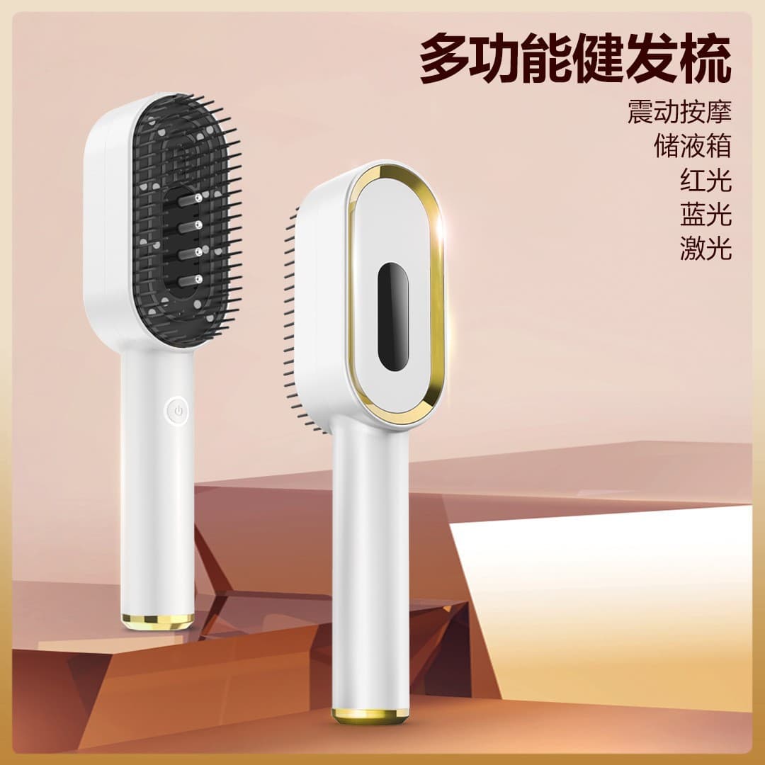 Cross-border Compact Electric Automatic Head Massage Comb Household Multifunctional Scalp Minoxidil Applicator Head Massager