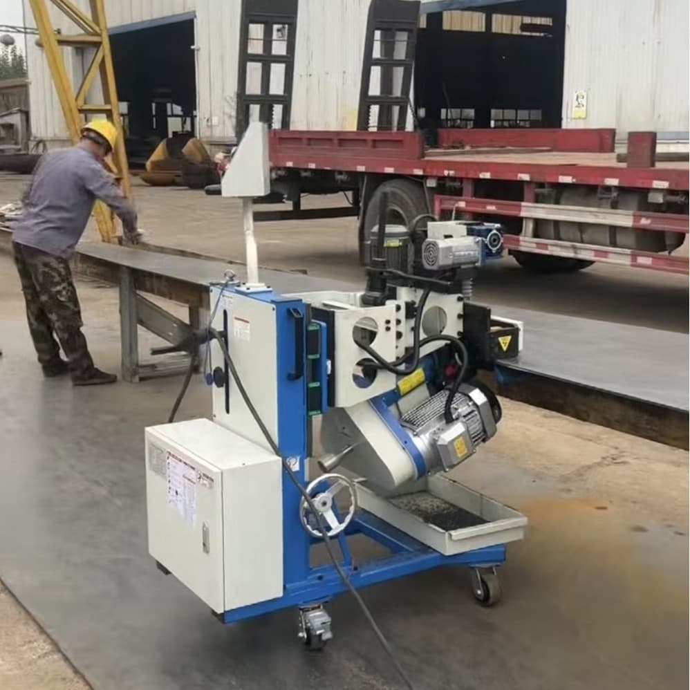 Automatic Walking Beveling Machine Up-Down Flip Milling Machine Stainless Steel Plate Beveling Machine
