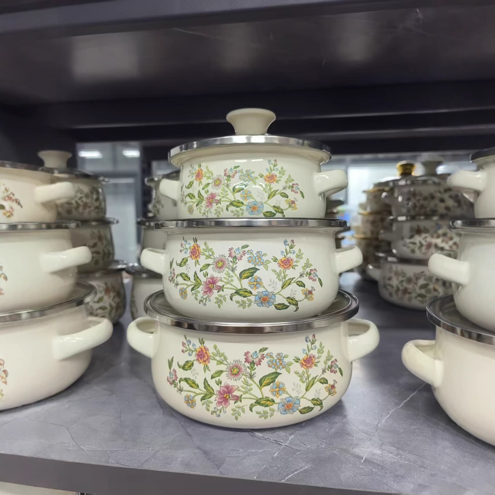 Enamel Pot Export Stew Pot Casserole Soup Pot Braising Pot Milk Pot Non-Stick Pot Induction Cooker Pot Enamel Pot Home Use
