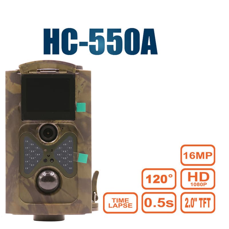 Outdoor Hunting Camera 24MP 2.7K HC-550A Rainproof and Anti-Fog Tracking Infrared Sensor Camera