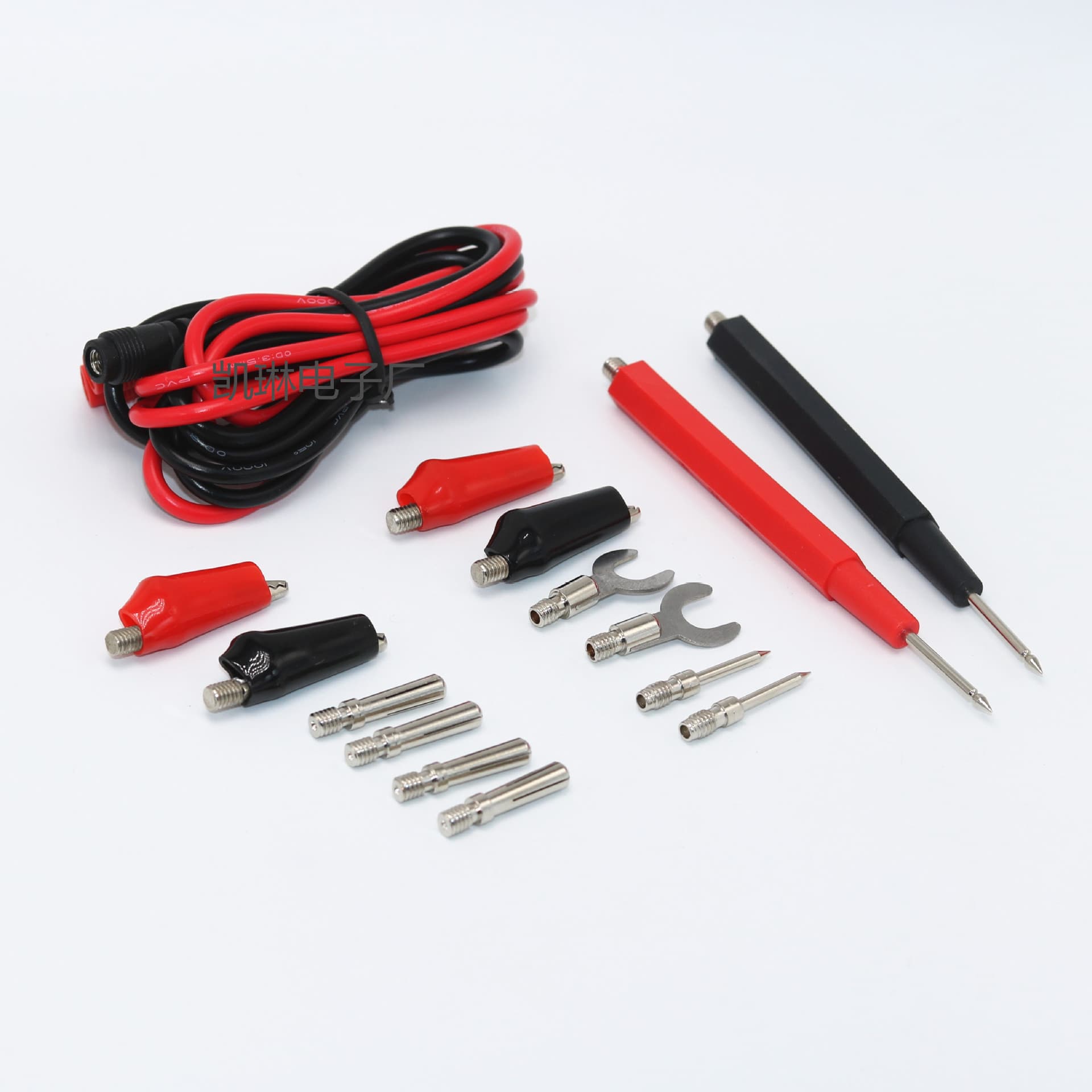 Multi-Function Combination Test Cable with Banana Plugs, Multimeter Test Lead Wires, 16-in-1 Set