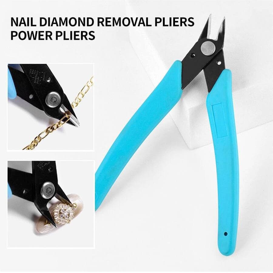 Manicure Tool Metal Nail Clipper Drill Remover Pliers Flat Mouth Alloy Pruner for Ladies Beauty Care Tool Export Quality