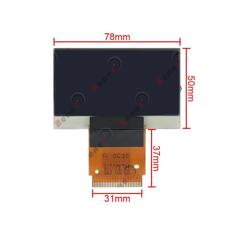 Large Screen Instrument Cluster Display for Mercedes-Benz W210 W202