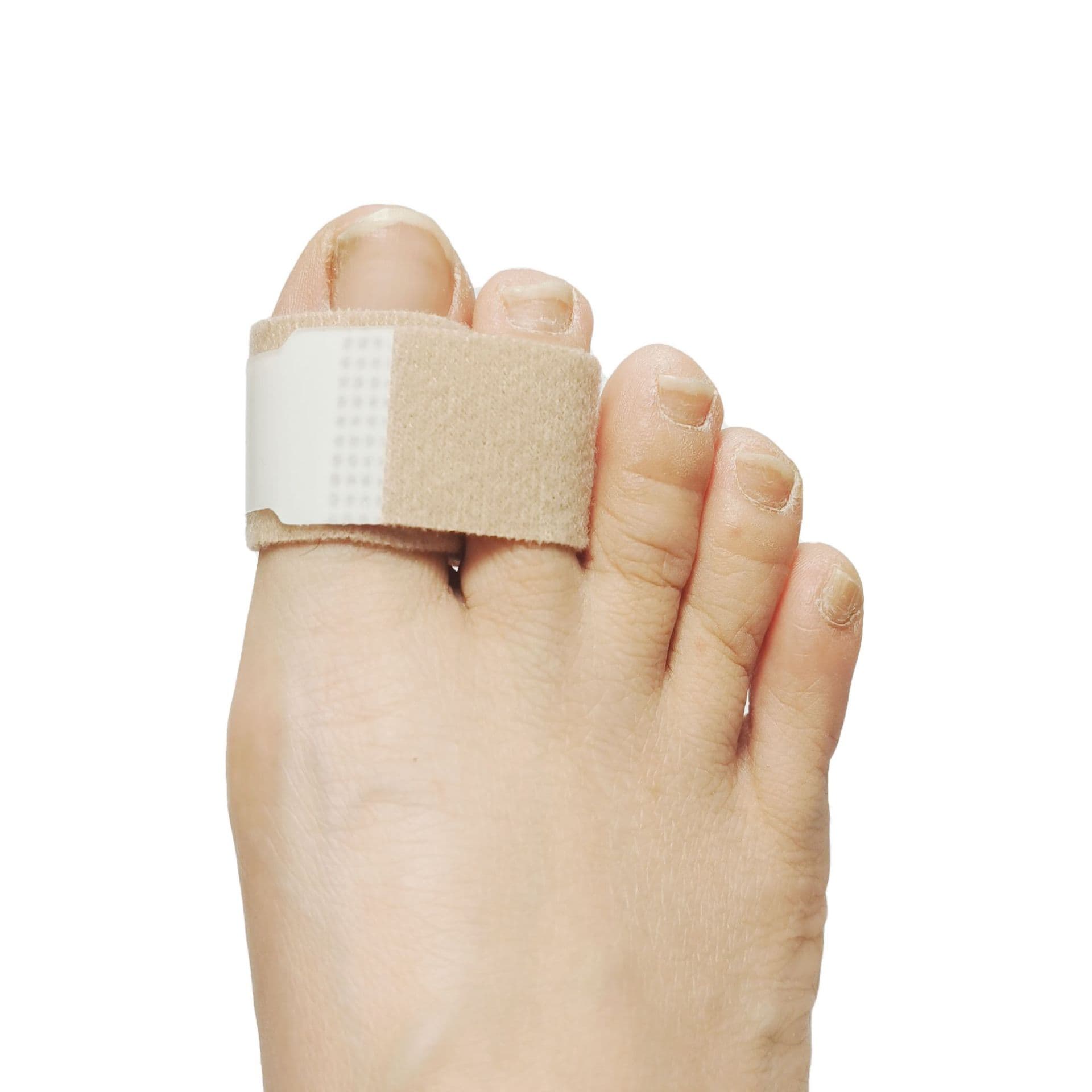 Men's and women's Velcro finger and toe separators, toe bandages, overlapping bunion bandages, cloth strips for wearing with middle toe stretchers