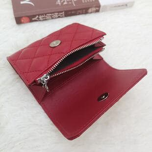 Cross-Border Stock New Small Bag Women Wallet Fashion Internet Celebrity Sheepskin Embroidered Small Leather Wallet Genuine Leather Long and Short Style