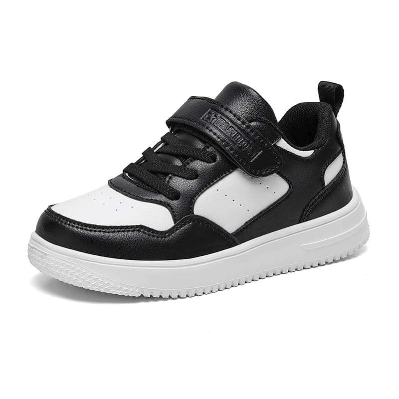 790 Primary School Student Sneakers for Girls White Children's White Sports Shoes Boys White Shoes Campus White Leather Upper