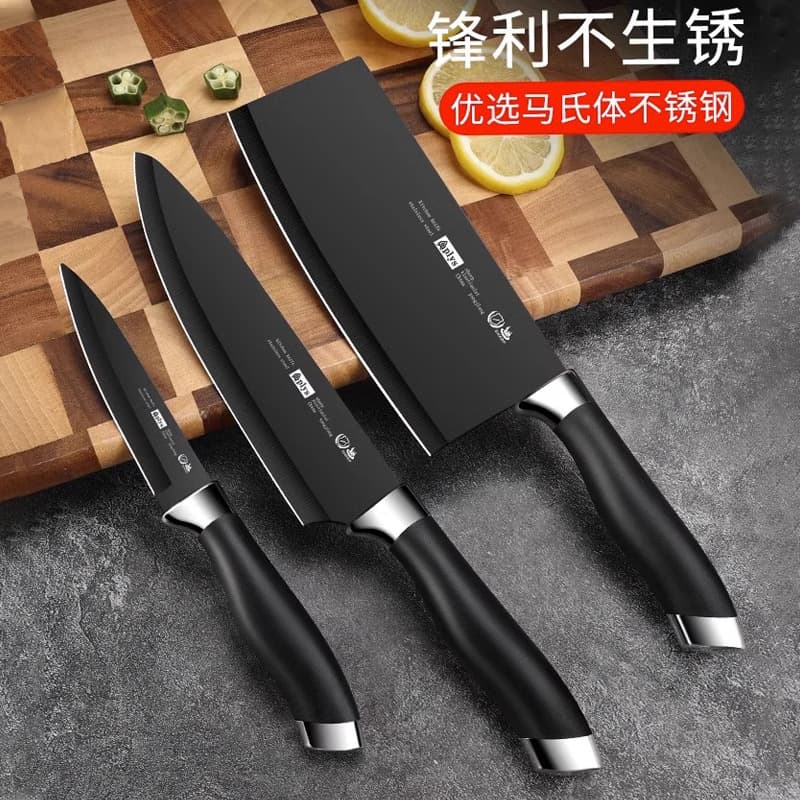 Kitchen Knife and Cutting Board Combination Stainless Steel Knife Set Full Set New Kitchen Household Kitchenware Fruit Knife Wholesale