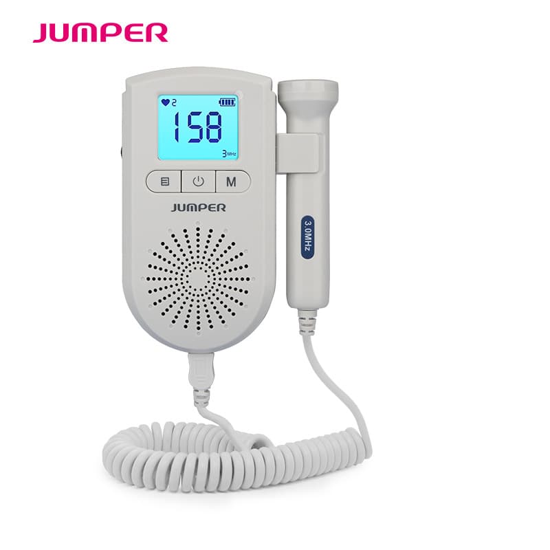 JUMPER JPD100S6 Economy Model, Export Version, Handheld Fetal Doppler Fetal Heart Rate Monitor (English Version)