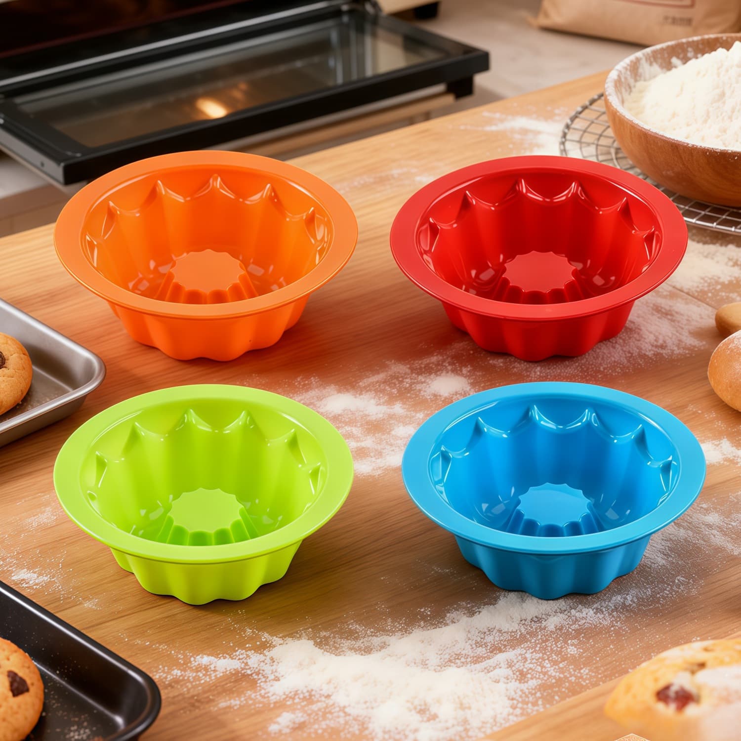 Pumpkin Silicone Cake Mold, Household Cake Cup, Silicone Pudding Cup, Muffin Cup Kitchen Baking Tool Wholesale