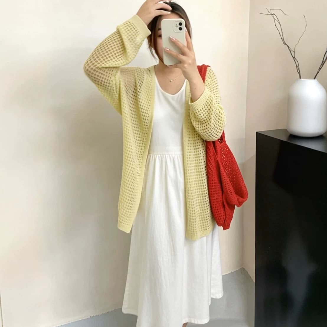 Plus Size Women's Outerwear Sun Protection Knit Cardigan 2026 Summer Loose Hollow Cover-Up for Curvy Women