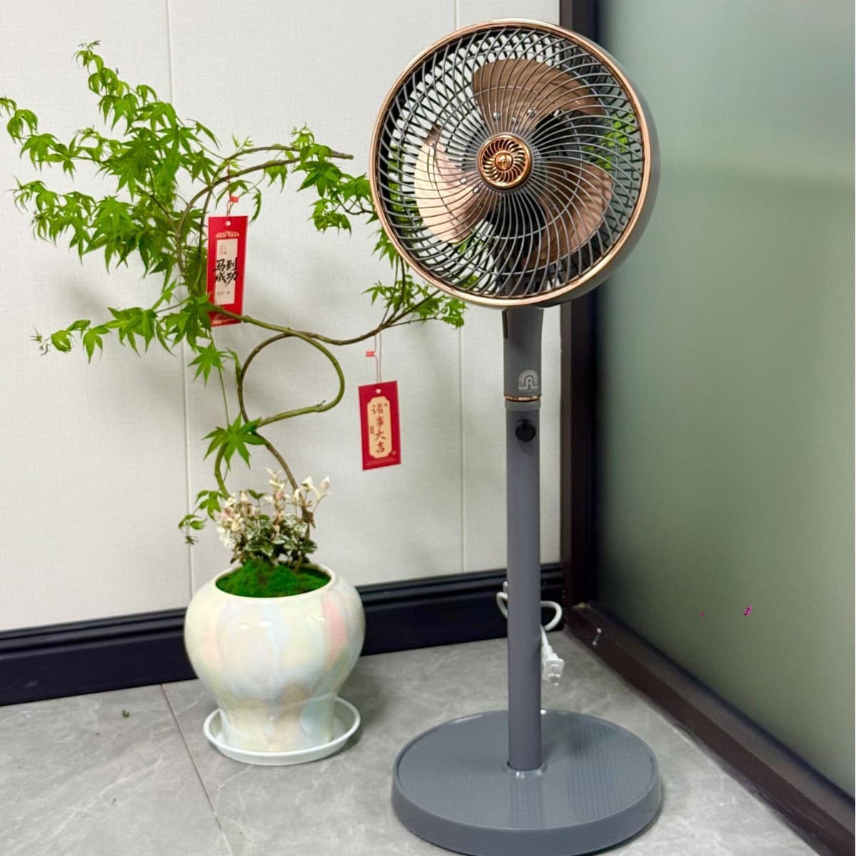 Bedroom Quiet Fan Gift Vertical Air Circulation Fan High-Speed Motor Household Floor Fan Convection Electric Fan