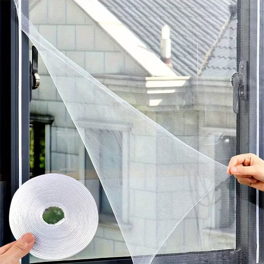 Magic Tape No-installation Mosquito-proof Window Screen, Household Screen Sticker, Self-adhesive Simple Window Invisible Curtain