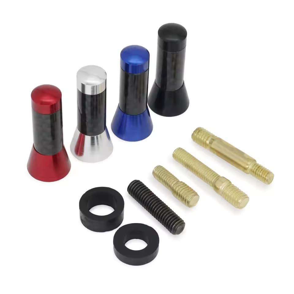 Hot Selling Car Antenna, Signal Carbon Fiber Antenna, Vehicle Radio Antenna Short Metal Aluminum Modified