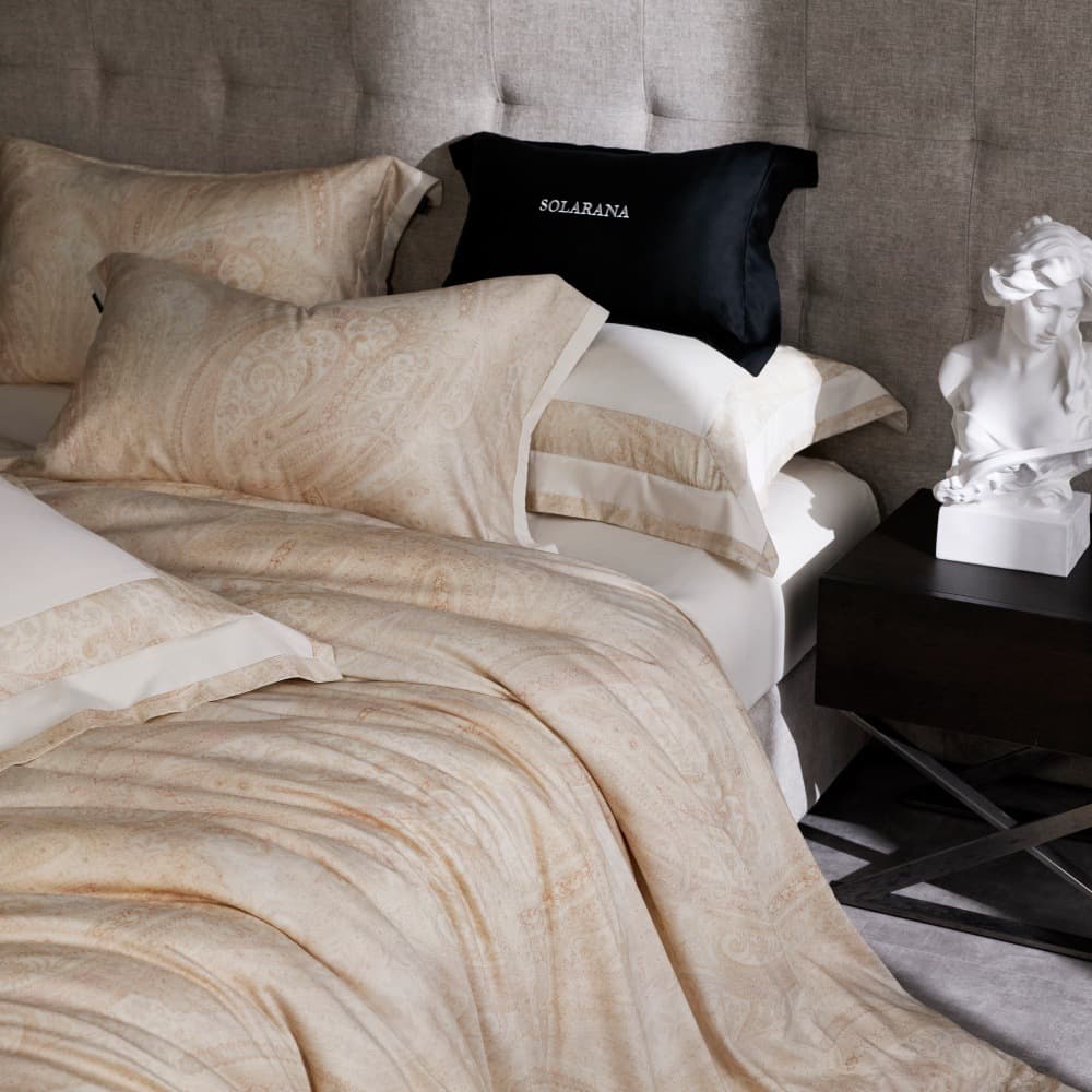 High-Luxury Rio-Style 120-Count LF-Grade Tencel Cotton Fleece Brushed Four-Piece Set, Thickened Autumn/Winter Duvet Cover Feels Warm to the Touch