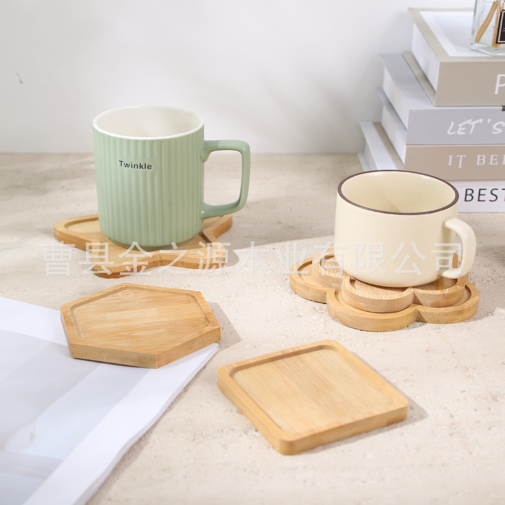 Bamboo Coaster DIY Craft Kit for Kids, Creative Parent-Child Activity, Mosaic Coaster Making Materials