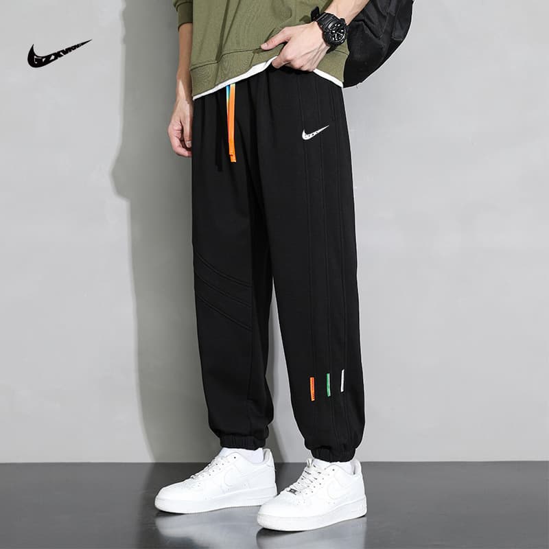 Men's Spring/Autumn 2023 Jogger Pants, Elastic Cuff Sweatpants, Big Size Casual Pants, Loose Fit, Breathable