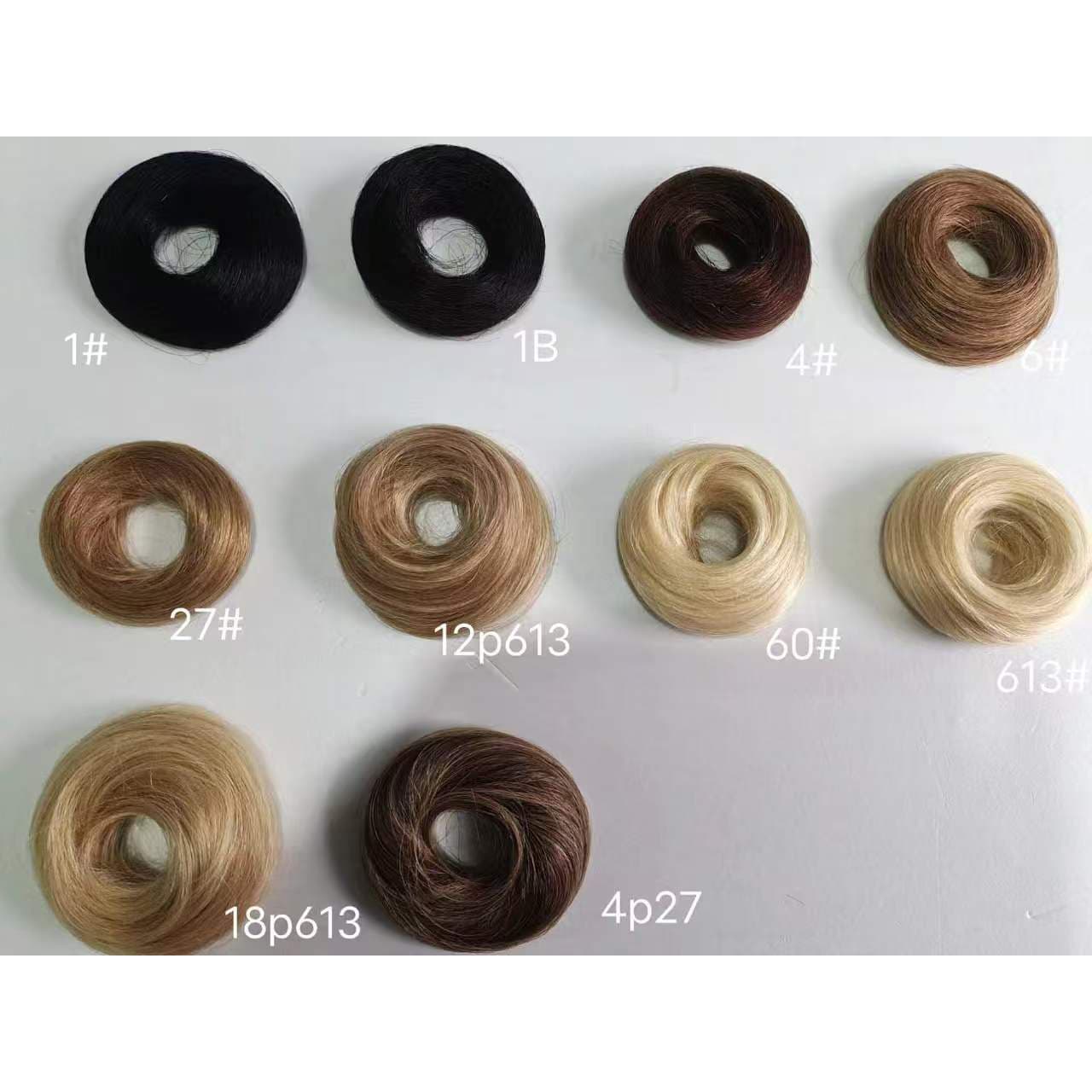 European and American Foreign Trade Hair Bun Maker, Hair Bun Clip, Lazy Bun Maker, Half-Tied Bun, Real Human Hair Bun
