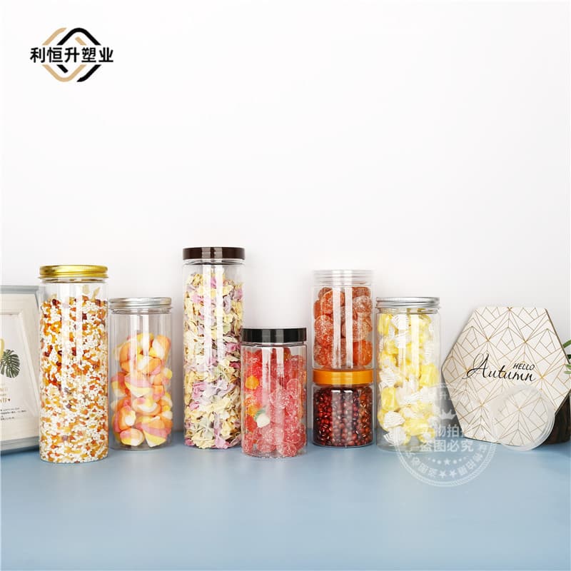 PET 65mm Plastic Jar, Sealed Storage Jar, Five-Spice Chicken Feet, Cookie, Snack Jar, Plastic Bottle