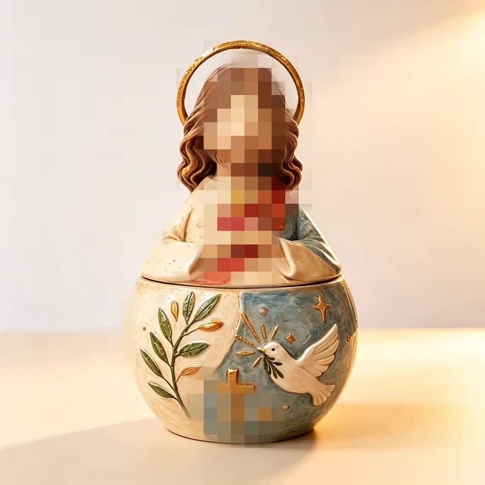 Cross-border new product resin holiday ornaments desktop decoration ornaments home decoration tray storage box piggy bank