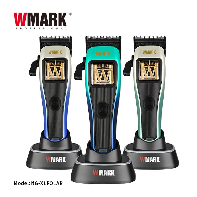 WMARK hair clipper LCD magnetic levitation professional cross-border digital display electric push DLC head hair clipper NG-X1 Aurora