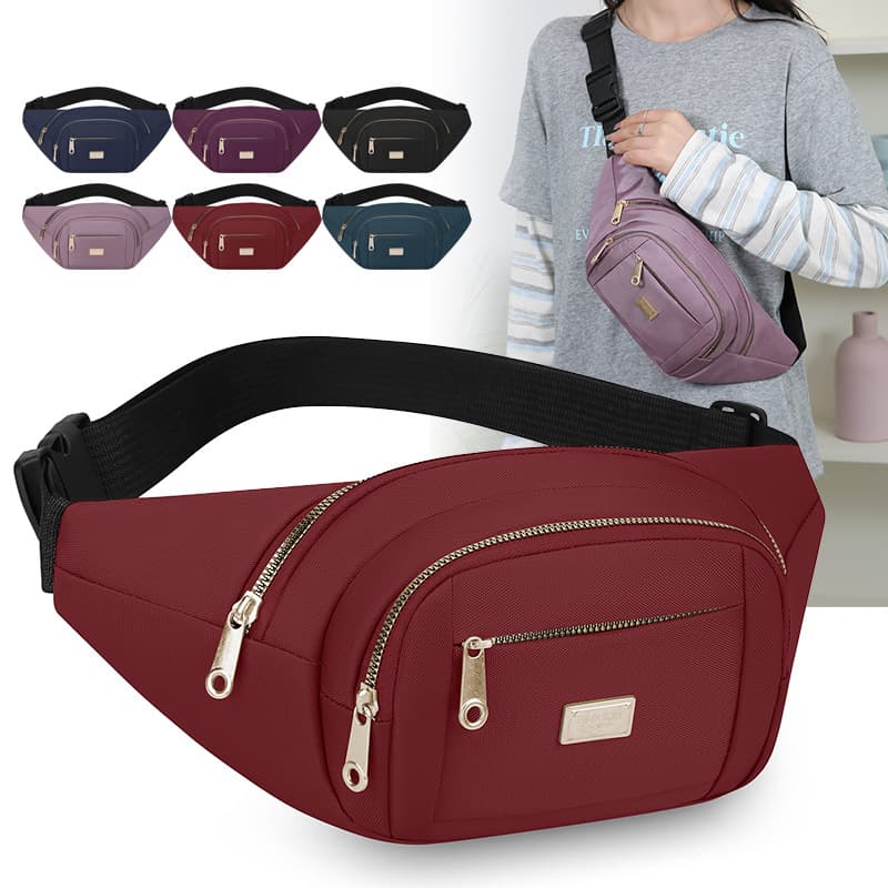 New Casual Fashion Waterproof Waist Bag Phone Crossbody Bag Women Large Capacity Wallet Business Work Construction Site Bag