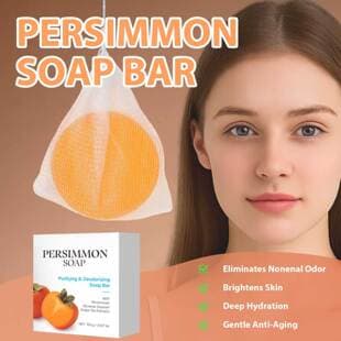 Cross-border Persimmon Purifying Deodorizing Soap 100g Persimmon Soap Bar Guangzhou Other