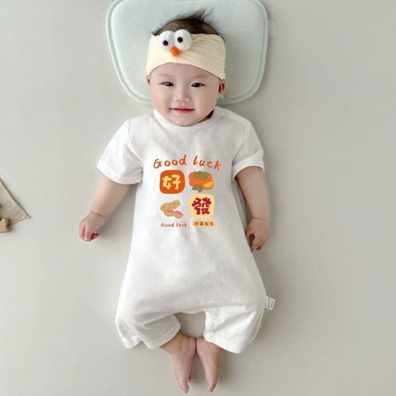 0-18 Months Baby Summer Thin Short-Sleeve Bodysuit Cute Baby Romper Crawling Suit