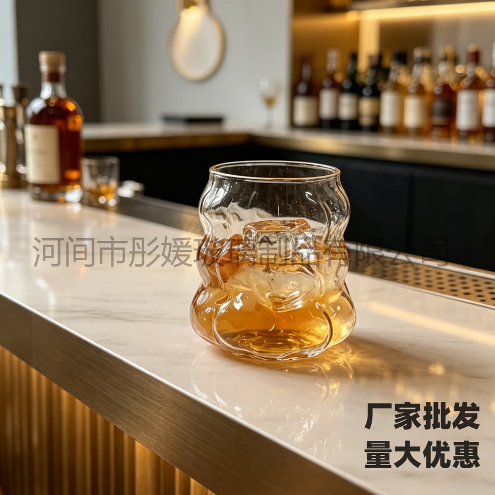 Creative Grape-Shaped Glass Cup Beverage Cup Borosilicate with Lid and Spoon Honey Jar Home Storage Dried Fruit Cup