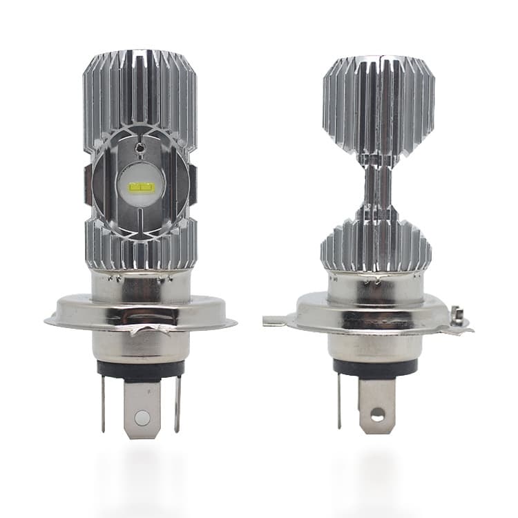 Source manufacturers spotlight bright LED Motorcycle Lights double claw three claw H4 spotlight electric car LED headlight bulb