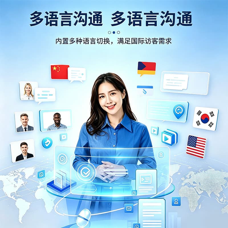 Holographic Booth AI Digital Human All-in-One Cylindrical Holographic Cabinet Digital Human Interactive All-in-One 3D Dynamic Display Cabinet