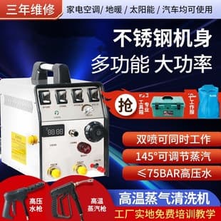 High Temperature High Pressure Steam Cleaner Air Conditioner Home Appliance Cleaning Machine Range Hood Fabric Cleaning Equipment Commercial All-in-One Machine