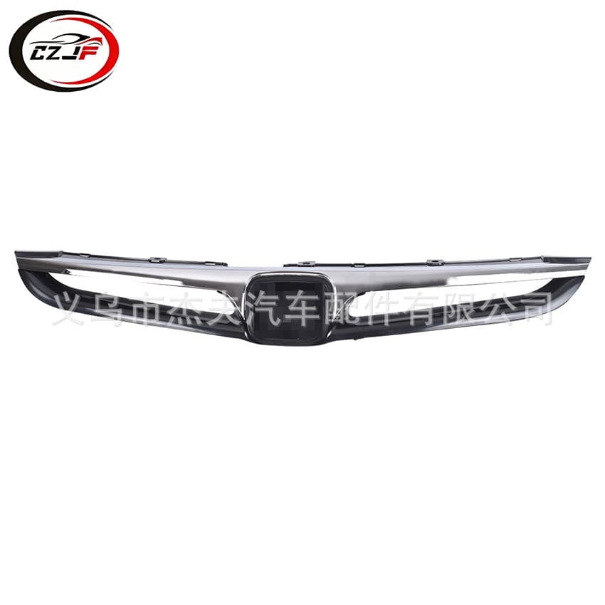 Compatible with 2006-2007 Honda Accord Front Bumper Upper Grille Chrome Trim 71122SDAA10