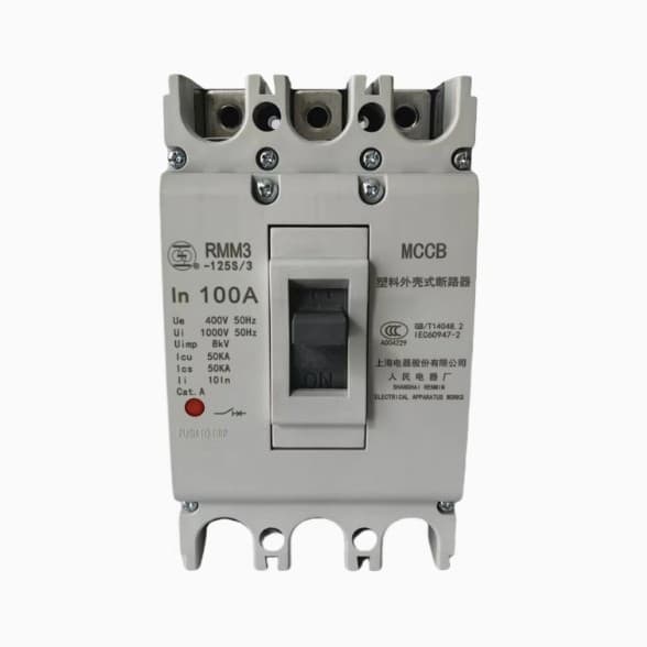 Shanghai Renmin AC Molded Case Circuit Breaker RMM3-250S/3300 100A-250A 50KA