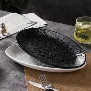 High Appearance Japanese Fish Plate, Household 2026 New Style Premium Large Fish Plate, Steamed Fish Plate, Premium Sense Oval Plate