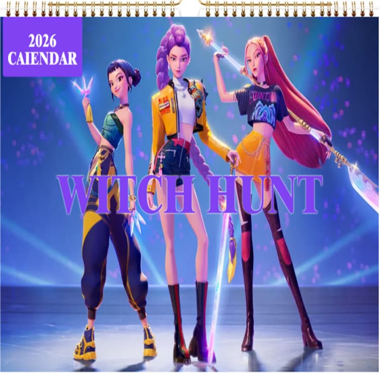 Kpop Demon Hunter Calendar 2026