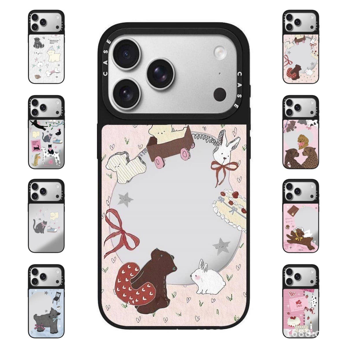 Collaboration with Roria: Cute Sweetheart Train Apple 17 Pro Max Phone Case, Compatible with 15 Plus, Simple 14 Ins Style