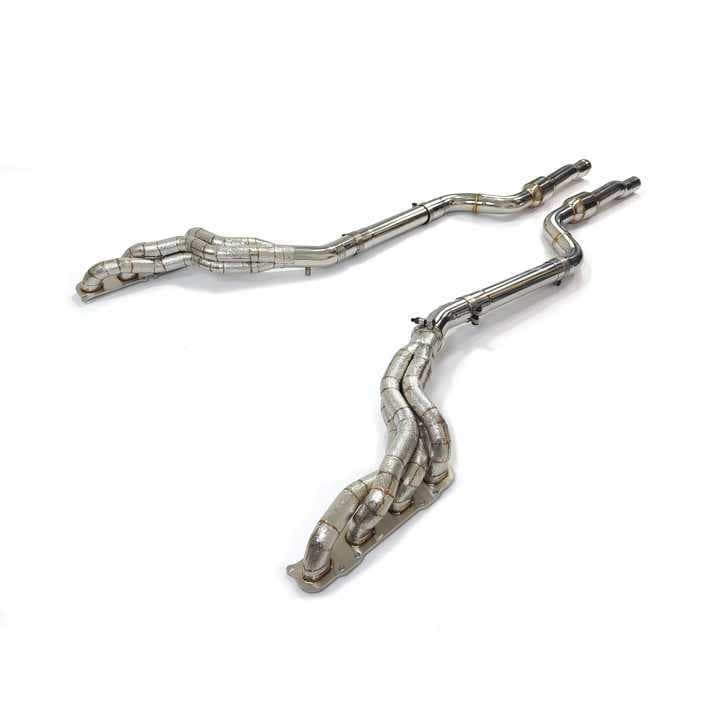 Stainless Steel Cat-Back Downpipe Mid and Rear Exhaust for Mercedes-Benz C63 AMG W204 6.2L V8