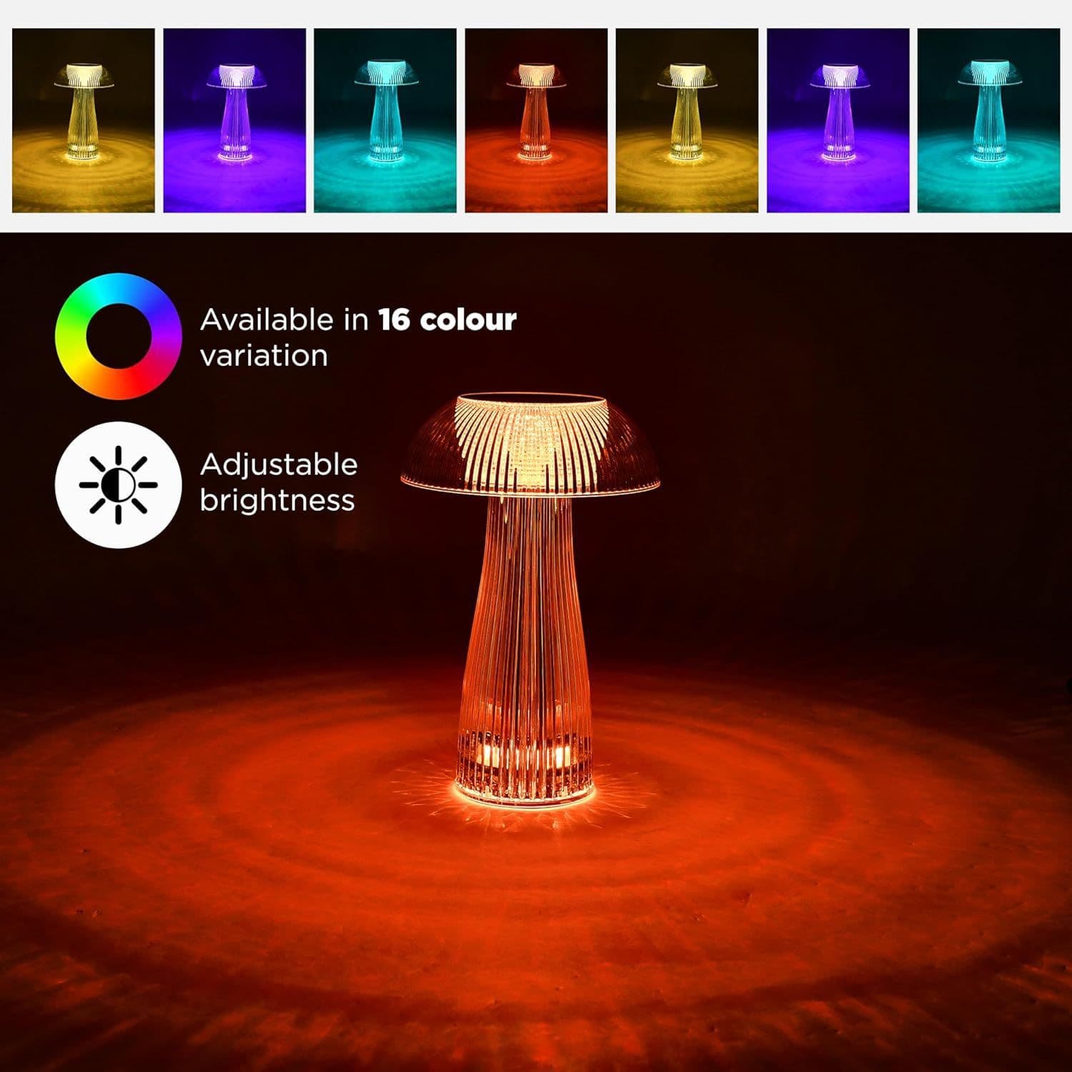 Trendy Premium Ambiance Touch Night Light Cross-Border New Anti-Gravity Colorful Crystal Glowing