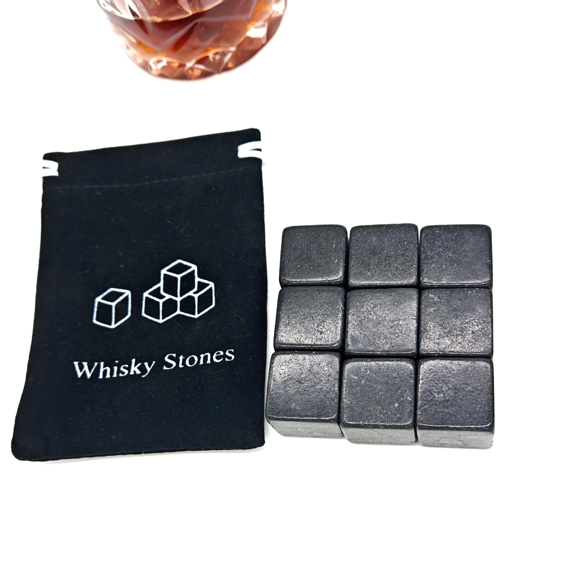 Whiskey ice stone natural ice black basalt ice particles marble whiskey stones Amazon