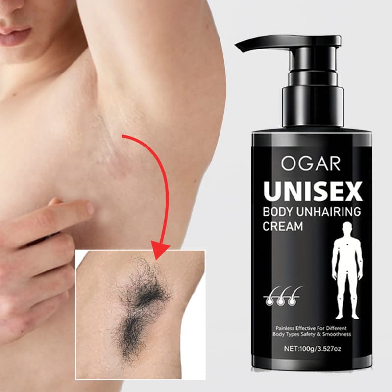 OGAR unisex hair removal cream can be used all over the body to gently remove armpit hair on arms and legs without black spots TEMU cross-border