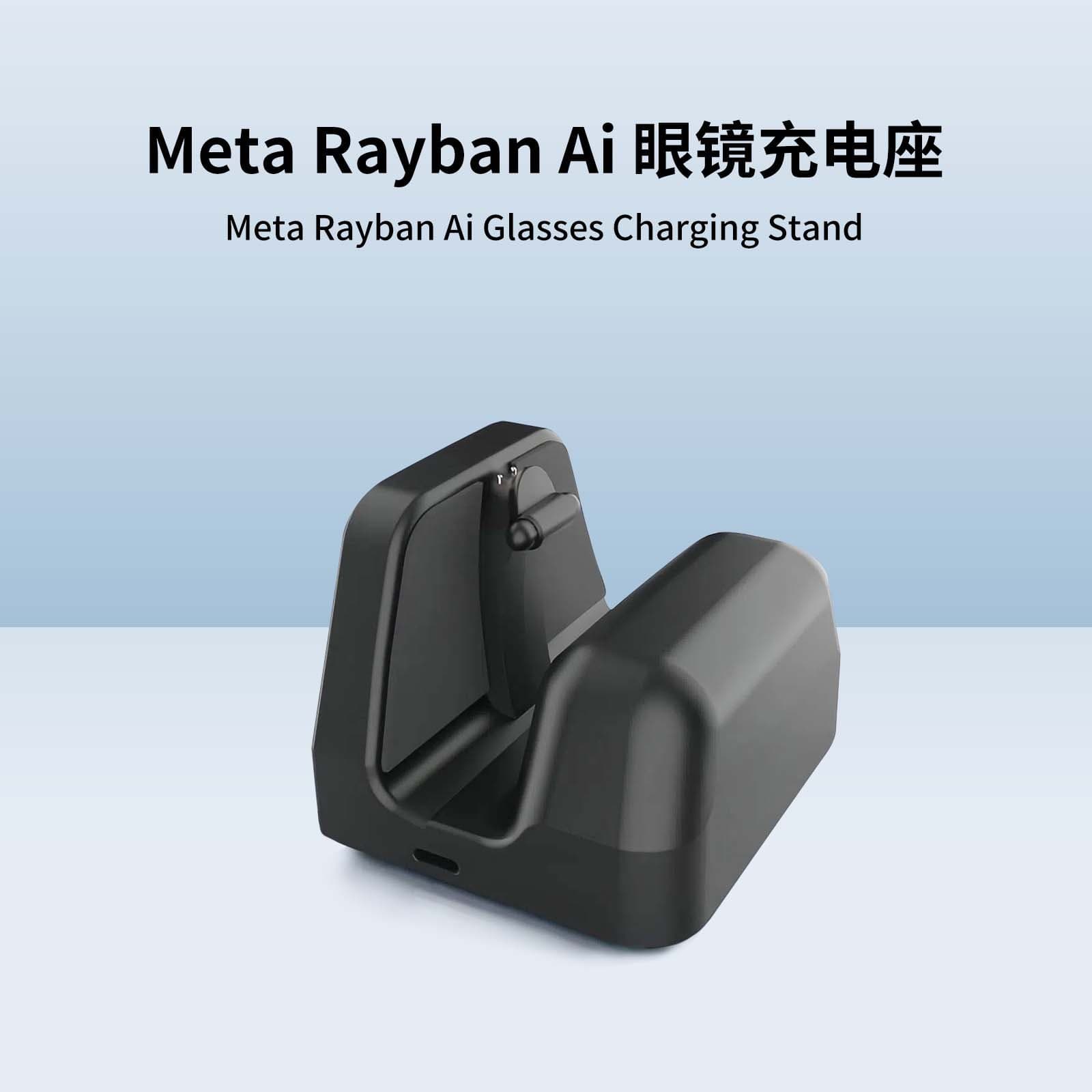 Compatible with Ray-Ban Meta Wayfarer Charging Dock, Ray-Ban Meta AI Glasses Convenient Charging Dock