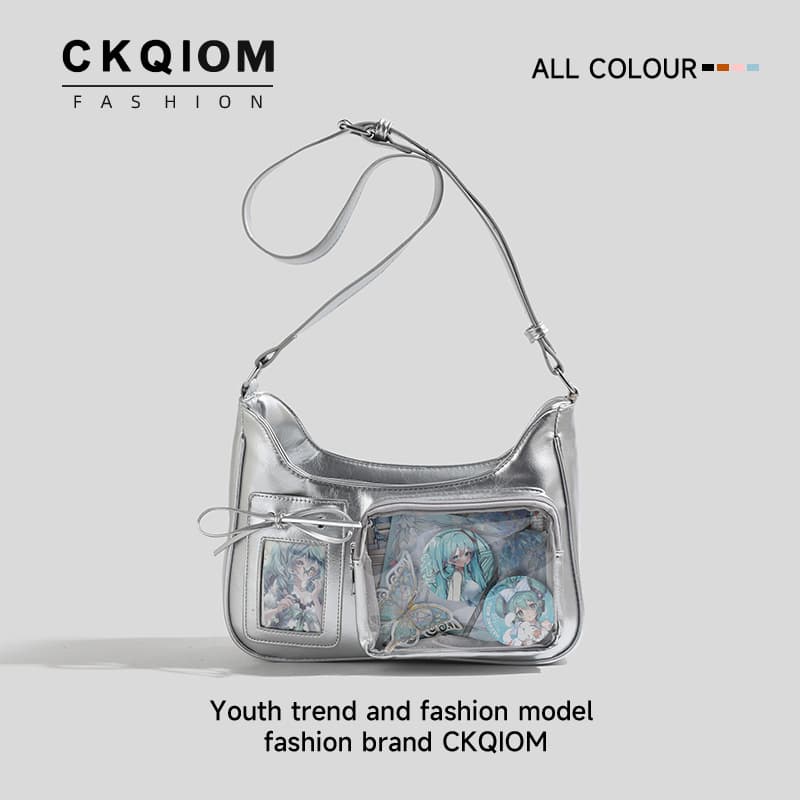 Authentic small card version of the new homemade pain bag niche design small appetite single shoulder crossbody bag