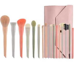 Best-selling Makeup 17-Piece Brush Set with Cosmetic Bag and Makeup Sponge, Factory Direct