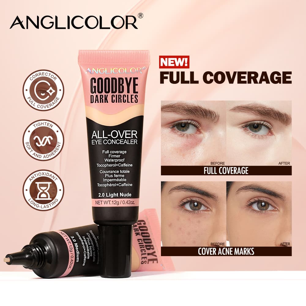 Amazon Cross-border Face Spot Concealer Long-lasting Natural Tattoo Concealer Eye Body Concealer Liquid Wholesale