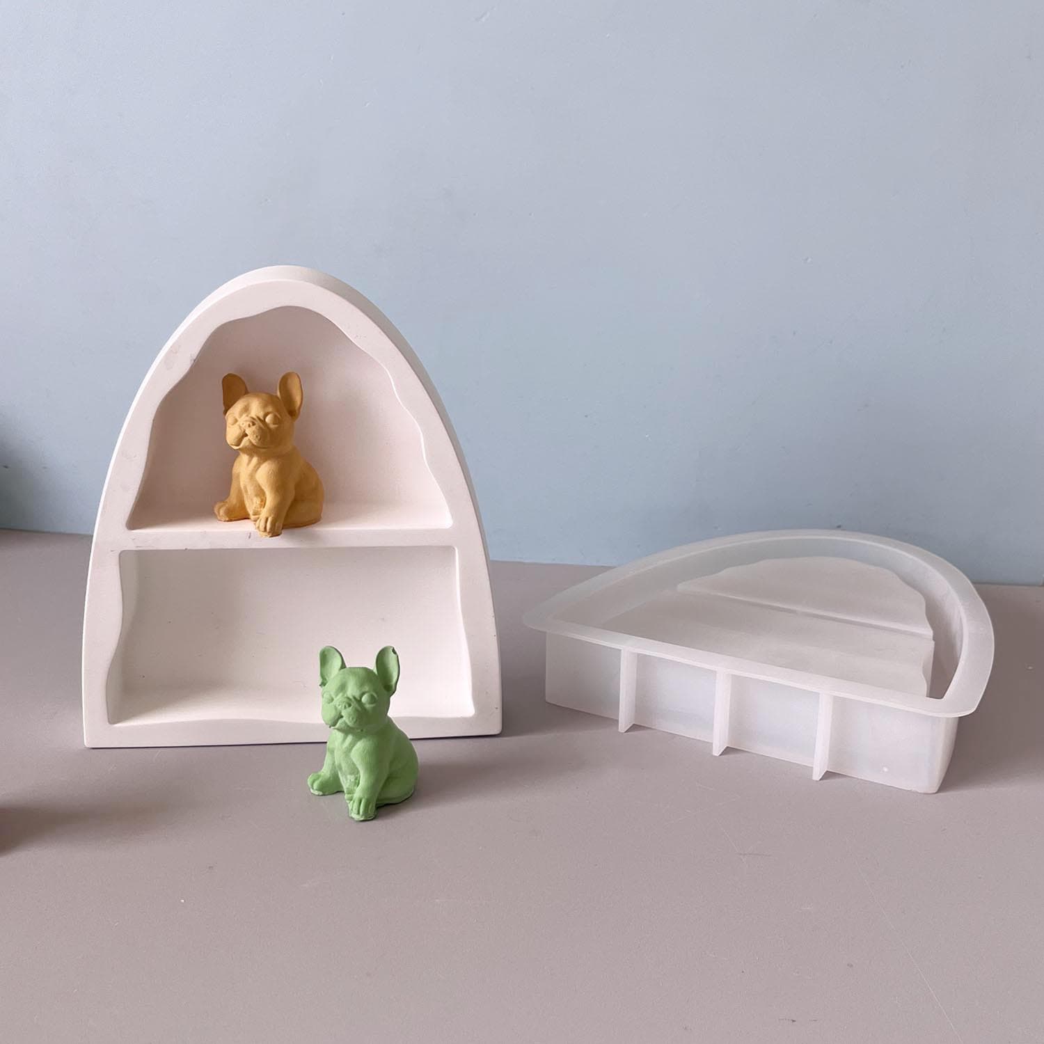 Arch Display Stand Silicone Mold for Jewelry Holder, Plaster, Resin Mold